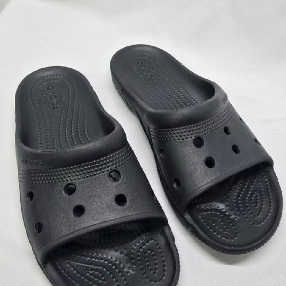 Crocs Black Coast Slide Sandals 205315 Unisex Mens Size 5/ Womens Size 7 Wide